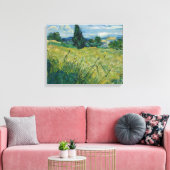Groene tarwe | 1889 canvas afdruk (Insitu (Woonkamer))