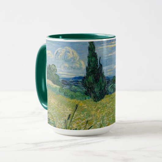 Groene tarwe | 1889 mok (Voorkant links)