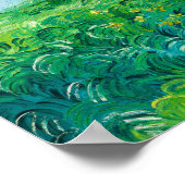 Groene Tarwevelden, Auvers, 1890 door van Gogh Poster (Hoek)