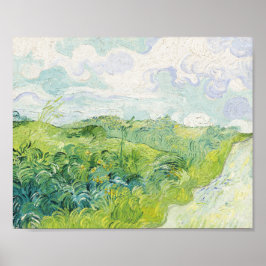 Groene tarwevelden, Auvers (1890) door Vincent Van Poster