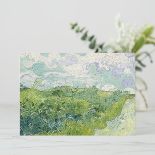 Groene tarwevelden, Auvers | Vincent van Gogh (Staand voorkant)