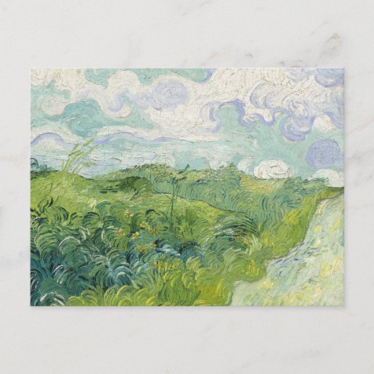 Groene tarwevelden, Auvers | Vincent van Gogh Briefkaart (Voorkant)