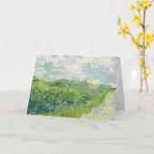 Groene tarwevelden, Auvers | Vincent van Gogh Kaart (Gele Bloem)