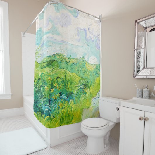 Groene tarwevelden, Van Gogh Douchegordijn (In situ)