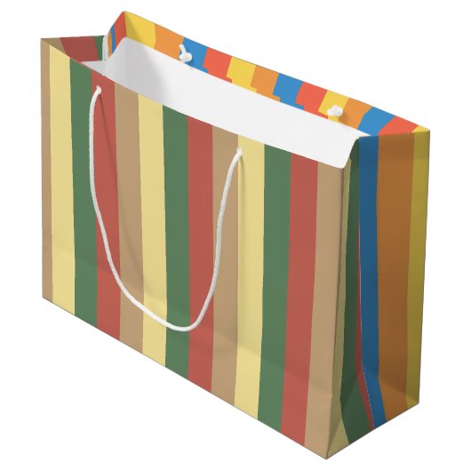 Groene Tea Large Gift Bag Groot Cadeauzakje (Voorkant Gekanteld)