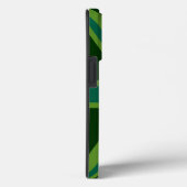 Groene Teal Union Jack Britse Vlag Achtergrond Case-Mate iPhone Case (Achterkant / Rechts)