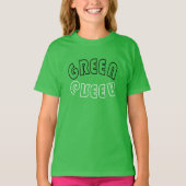 Groene Team Cheer stand, toonaangevend plein - spo T-shirt (Voorkant)