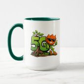 Groene Tech Mascotte Combo Mok (Links)