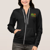 Groene Tech Mascotte Ritssluiting Hoodie (Voorkant)