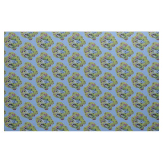 Groene Teenslippers Stof (Fat Quarter)