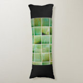 Groene tegels lichaamskussen (Voorkant Verticaal)