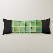 Groene tegels lichaamskussen (Voorkant)