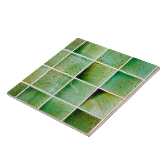 Groene tegels tegeltje (Zijkant)