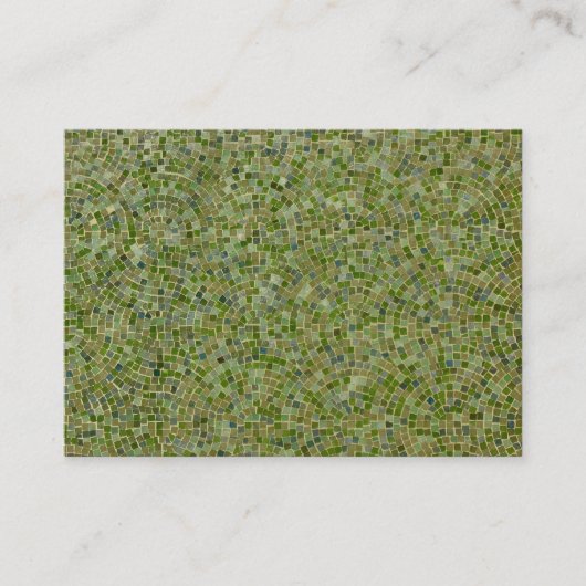 groene tegels visitekaartje (Voorkant)
