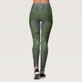 Groene tekeningen leggings (Achterkant)