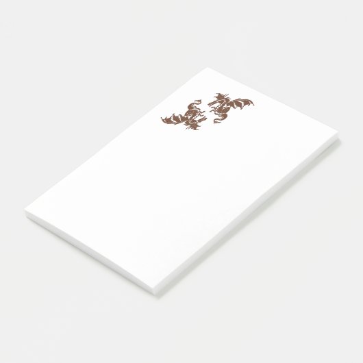 Groene tekeningen post-it® notes (Schuin)