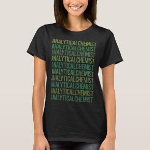 Groene Tekst - Analytische Chemicus T-shirt