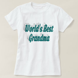Groene tekst T-Shirt op oma