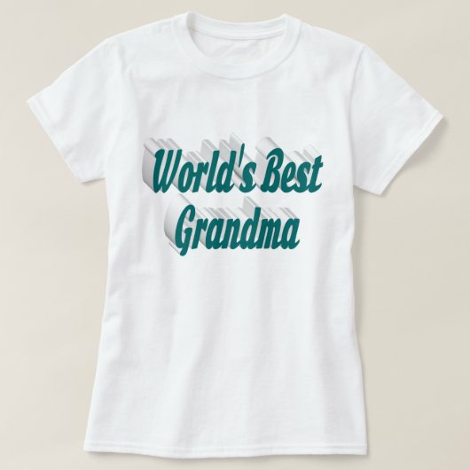 Groene tekst T-Shirt op oma (Design voorkant)