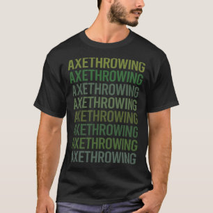 Groene tekstbijl met assen t-shirt