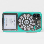 groene  telefooncel voor een payphone Case-Mate iPhone case (Achterkant (horizontaal))