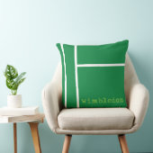 Groene tennisbaan met Wimbledon Kussen (Stoel)