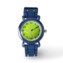 Groene Tennisbal Sport Kinder Horloge