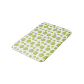 Groene tennisballen patroon badmat (Gekanteld)