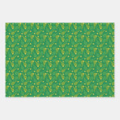 Groene tentennismotieven op vellen papier (Voorkant 2)