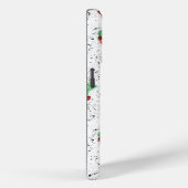 Groene Terracotta Cactus Pots Splatter Monogram Case-Mate iPhone Case (Achterkant / Rechts)