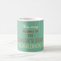 Groene Terracotta Pastel Kleur Cadeau voor Buurman