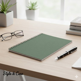 Groene textuur 6,5 inch x 8,75 inch Classic Notiti Notitieboek