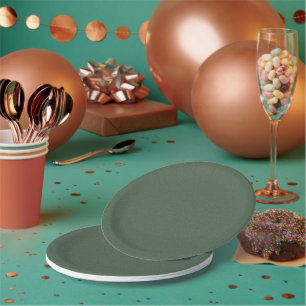 Groene textuur 7 inch ronde feest papieren bord