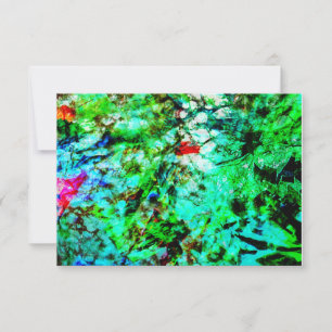 Groene textuur abstracte uitnodiging, Kalmerend gr Kaart