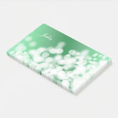 Groene textuur met grote stijl.text post-it® notes (Schuin)