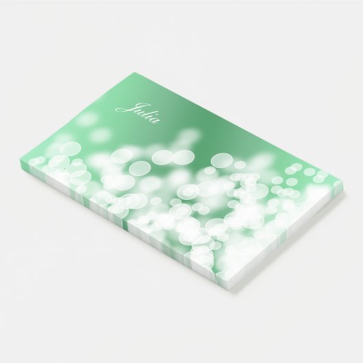 Groene textuur met grote stijl.text post-it® notes (Schuin)