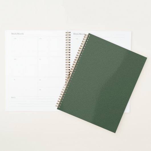Groene Textuur Planner 21,59 x 27,94 cm voor Thuis (Display)