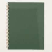 Groene Textuur Planner 21,59 x 27,94 cm voor Thuis (Voorkant)