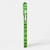 Groene Textuur Varens Plant iPhone Hoesje (Linkerkant)