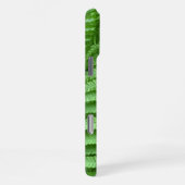Groene Textuur Varens Plant iPhone Hoesje (Rechterkant)