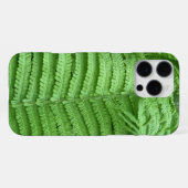 Groene Textuur Varens Plant iPhone Hoesje (Achterkant horizontaal)