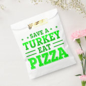 groene Thanksgiving red turkije pizza Bedankzakje (Gezegeld)
