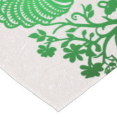 Groene Thanksgiving Turkije Bloemen Tafelloper (Hoek)