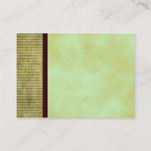 Groene Thee Blank Craft Label Kaart (Voorkant)