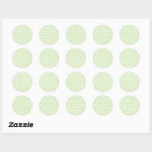 Groene thee Chevron Stickers (Vel)