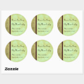 Groene thee Custom Home Craft Labels (Vel)