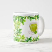 Groene thee grote koffiekop (Voorkant rechts)