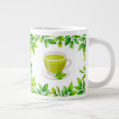 Groene thee grote koffiekop (Rechts)