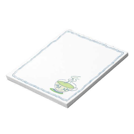 Groene thee Klein Notitieblok (Linkerzijde)