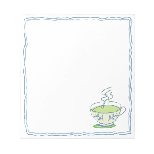 Groene thee Klein Notitieblok (Voorkant)